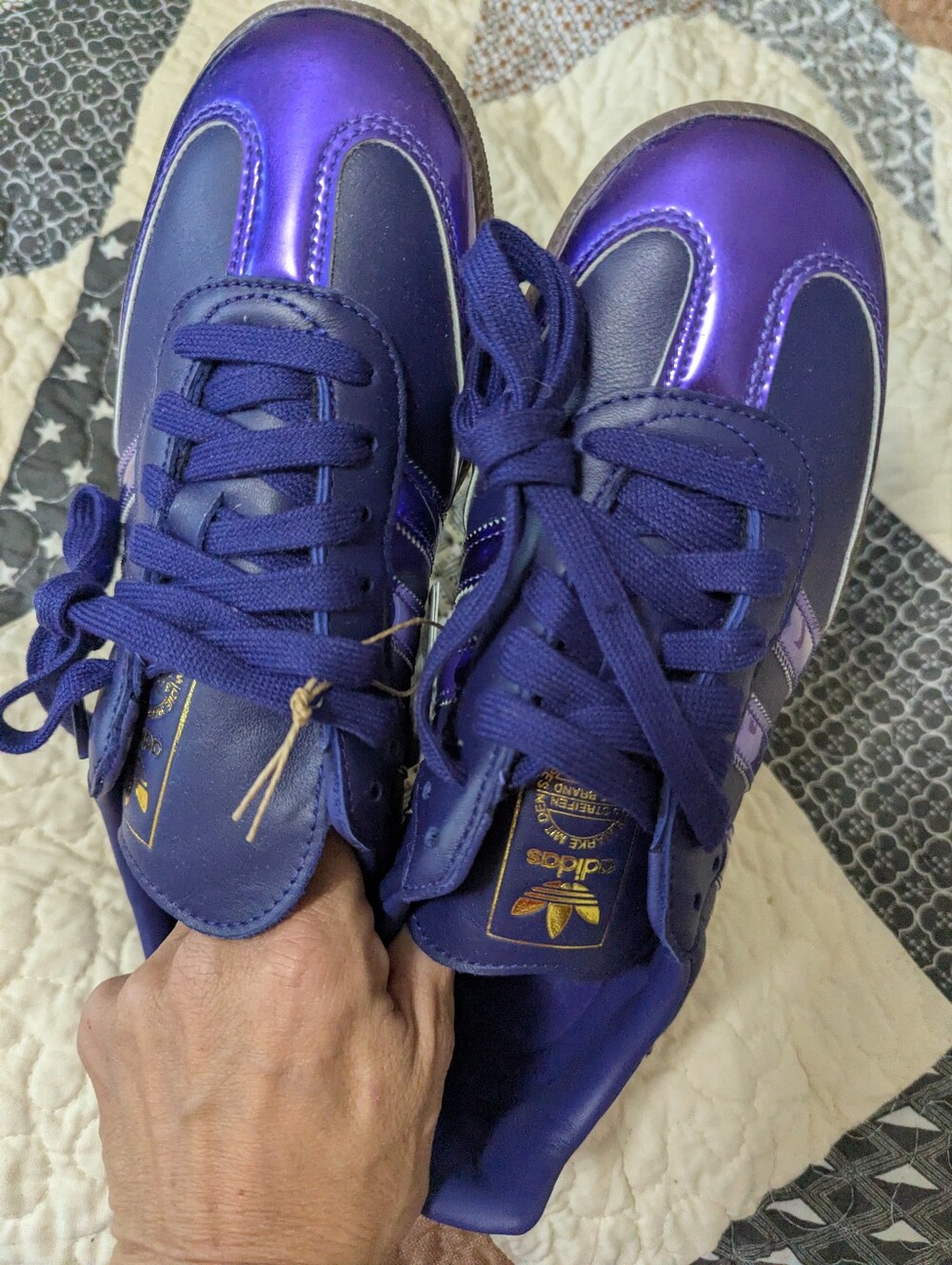 NWT ADIDAS ORIGINALS PURPLE SAMBA OG